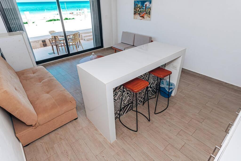 Villas Marlin 108, A Pie De Playa, Albercas, Jacuzi, Ubicacion Inmejorable Cancún Esterno foto
