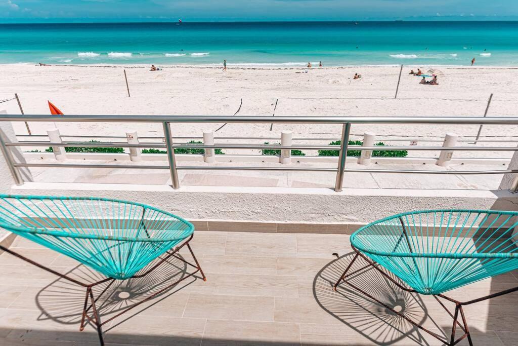 Villas Marlin 108, A Pie De Playa, Albercas, Jacuzi, Ubicacion Inmejorable Cancún Esterno foto