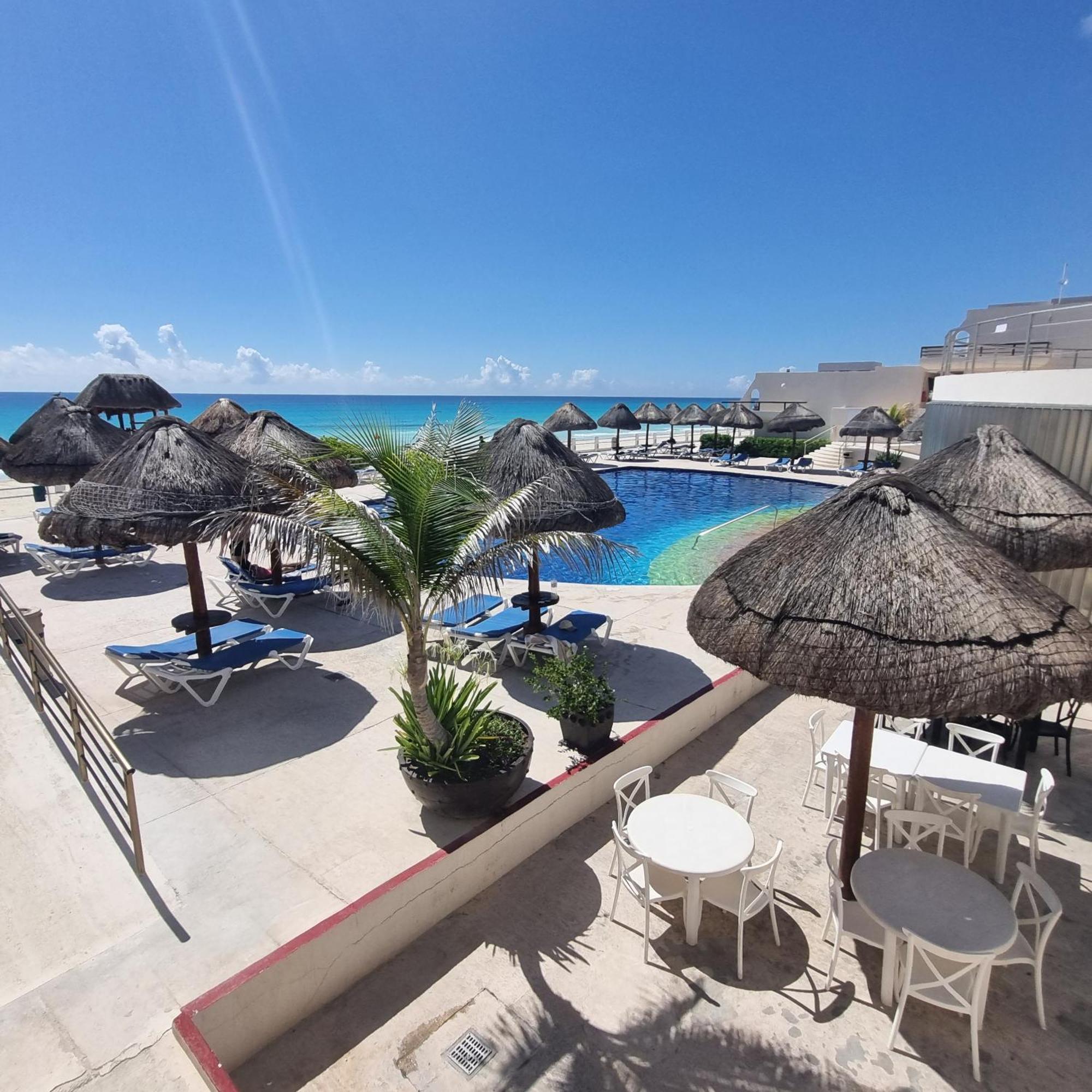Villas Marlin 108, A Pie De Playa, Albercas, Jacuzi, Ubicacion Inmejorable Cancún Esterno foto